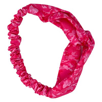 Pink Camo Bandana / Headband / Scrunchie
