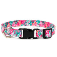 Pink Shell Dog Collar