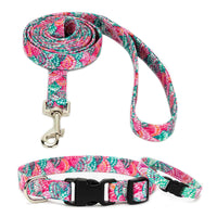 Pink Shell Collar, Bracelet & Leash Combo